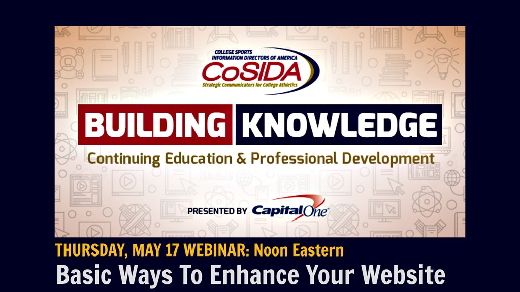 Join The May 17th Webinar: Basic Ways to Enhance Your Website